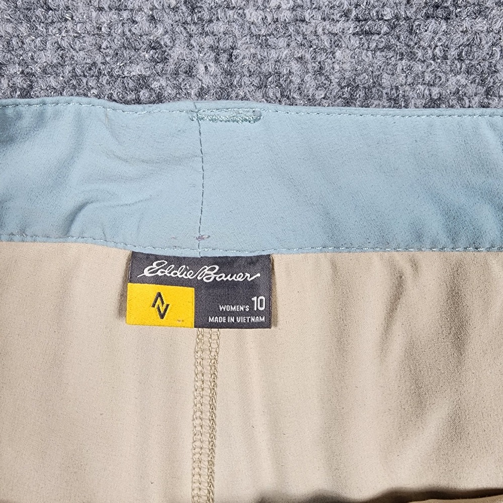 Eddie Bauer Travex Skort Womens 10 Blue Green Hiking Travel Outdoor Skirt Liner - Picture 4 of 7